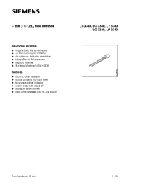 Datasheet LO3340-N manufacturer Siemens