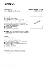 Datasheet LOK380-LP manufacturer Siemens