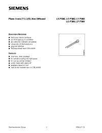 Datasheet LOP380-N manufacturer Siemens