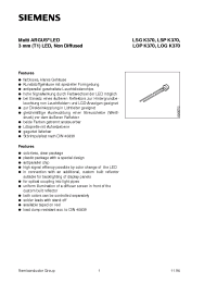 Datasheet LOPK370-N manufacturer Siemens