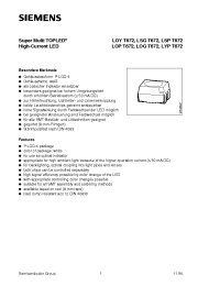 Datasheet LOPT672-M manufacturer Siemens