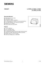 Datasheet LOT670-J manufacturer Siemens