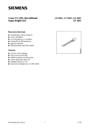 Datasheet LP3341-K manufacturer Siemens