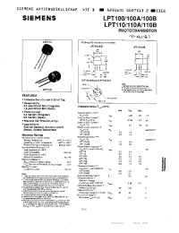 Datasheet LPT100B manufacturer Siemens