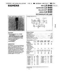 Datasheet LRB4801111 manufacturer Siemens