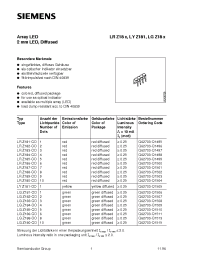 Datasheet LRZ181-CO manufacturer Siemens