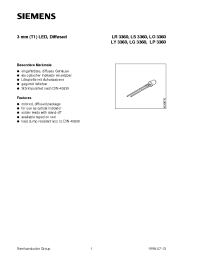 Datasheet LS3360-L manufacturer Siemens