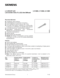 Datasheet LSK389-FO manufacturer Siemens