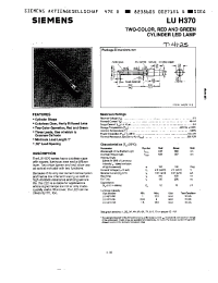 Datasheet LUH370-FK manufacturer Siemens