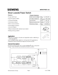 Datasheet OBTS141 manufacturer Siemens
