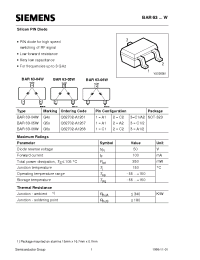 Datasheet Q62702-A1261 manufacturer Siemens