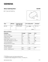 Datasheet Q62702-A388 manufacturer Siemens