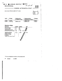 Datasheet Q62702-A723 manufacturer Siemens