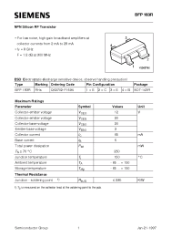 Datasheet Q62702-F1594 manufacturer Siemens