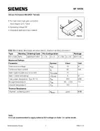 Datasheet Q62702-F1627 manufacturer Siemens