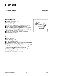 Datasheet Q62703-Q2894 manufacturer Siemens