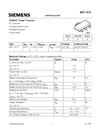 Datasheet Q67041-S4018 manufacturer Siemens