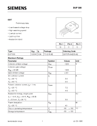 Datasheet Q67078-A4203-A2 manufacturer Siemens