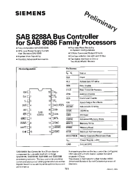 Datasheet SAB8288A-P manufacturer Siemens