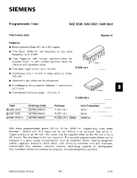 Datasheet SAE0532 manufacturer Siemens