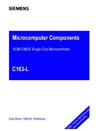 Datasheet SAF-C163-L производства Siemens