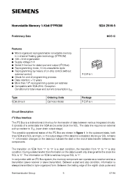 Datasheet SDA2516-5 manufacturer Siemens