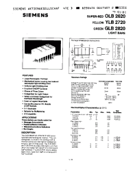 Datasheet YLB2720 manufacturer Siemens