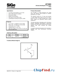 Datasheet LPT16ED manufacturer SiGe