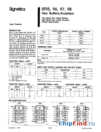 Datasheet 8T97 производства Signetics