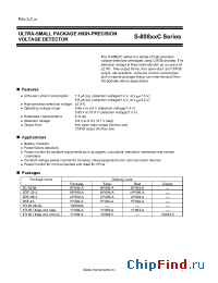 Datasheet S-80808CLMC-B8A-T2 manufacturer Seiko