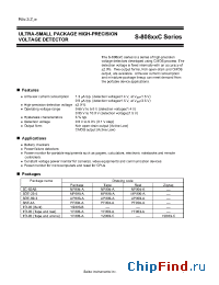 Datasheet S-80808CLNB-B9Z-T2 manufacturer Seiko