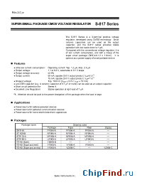 Datasheet S-817 manufacturer Seiko