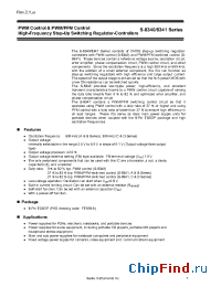 Datasheet S-8340AXXAFT manufacturer Seiko