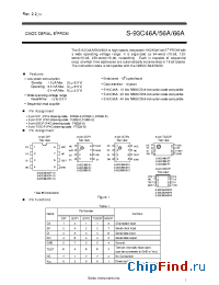 Datasheet S-93C56ADP-1A manufacturer Seiko