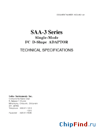 Datasheet SAA-322200 manufacturer Seiko