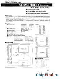 Datasheet SRM20100LRM10 manufacturer Seiko