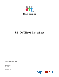 Datasheet SII100 manufacturer Silicon Image