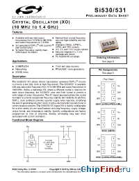 Datasheet 530AB622M080BG manufacturer Silicon Lab.