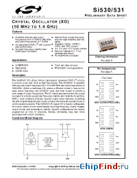 Datasheet 530BB622M080BG manufacturer Silicon Lab.