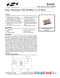 Datasheet 532BB622M080BG manufacturer Silicon Lab.