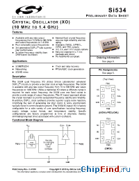 Datasheet 534CBXXXXXXBGR manufacturer Silicon Lab.