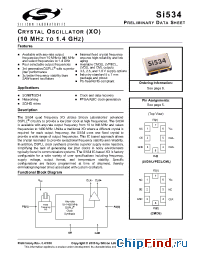 Datasheet 534HB622080BG manufacturer Silicon Lab.
