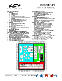 Datasheet C8051F022 manufacturer Silicon Lab.