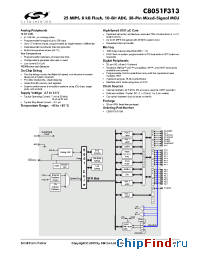 Datasheet C8051F313-GM manufacturer Silicon Lab.