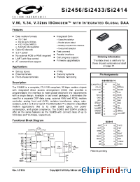 Datasheet Si2433 manufacturer Silicon Lab.