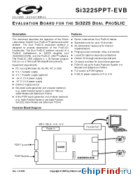 Datasheet SI3225PPT-EVB manufacturer Silicon Lab.