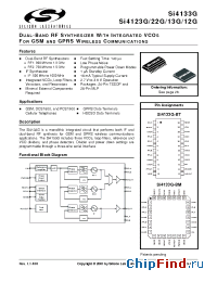 Datasheet SI4122G manufacturer Silicon Lab.