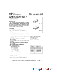 Datasheet SC91650B manufacturer Silan