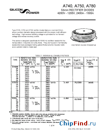 Datasheet A740/6RT105 manufacturer Silicon Power