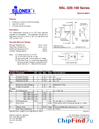 Datasheet NSL-32B-104 manufacturer Silonex